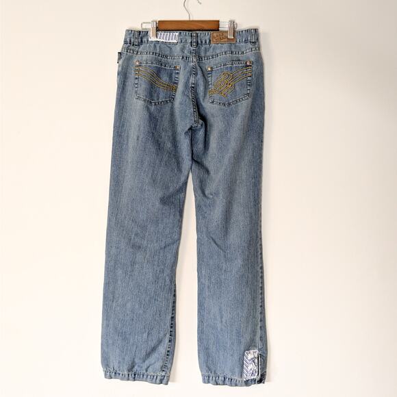 Custom Upcycled High Rise Jeans - Picture 2 of 7